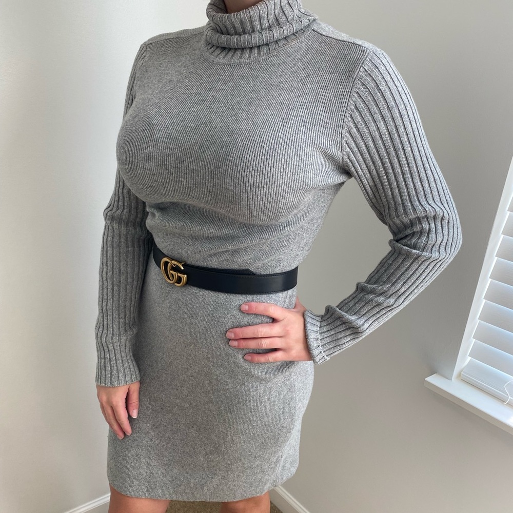Grey Sweater Dress